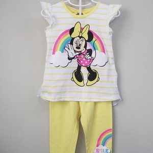 DISNEY Toddler Shirt And Capri Set 👸
